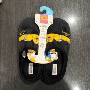 Primark Black The Simpsons Slippers men’s size small 7/8